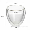 Double Wall Glass Cup in Drinking Glassware